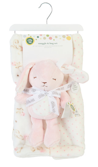 Thumbnail 1: Little Me Baby 2-Piece Plush Blanket and Toy Set 