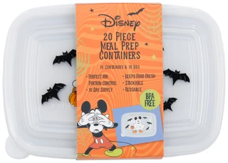 Thumbnail 2: Disney 20 Pc Ghost Mickey Meal Prep Containers 