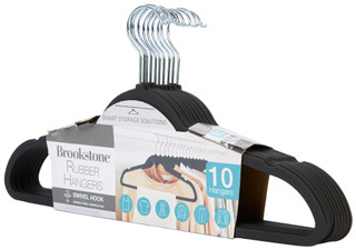 Thumbnail 2: Brookstone 10-Piece Rubber Hanger Set 