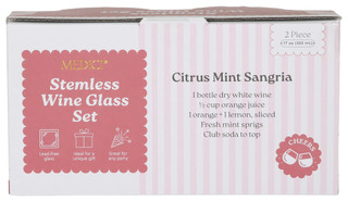 Thumbnail 2: CORE HOME 2-Piece Stemless Wine Glass Set 