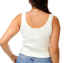 Thumbnail 2: Edge & Ivy Juniors' Sleeveless Henley Sweater Tank 