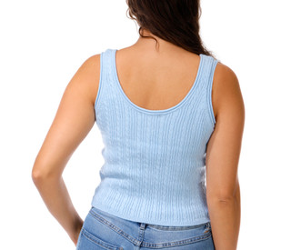 Thumbnail 2: Edge & Ivy Juniors' Sleeveless Henley Sweater Tank 