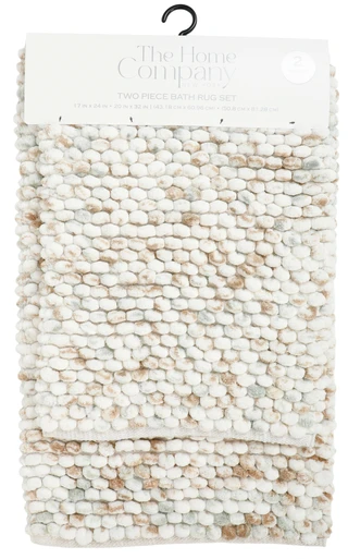 Thumbnail 1: VISTA HOME FASHIONS 2-Piece Adelaide Bath Rug Set 