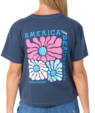 Thumbnail 3: Life is Good Women's Short Sleeve Crusher Boxy Tee 