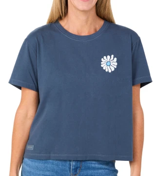 Thumbnail 1: Life is Good Women's Short Sleeve Crusher Boxy Tee 