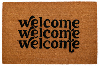 Thumbnail 1: Home Essentials Welcome Coir Doormat 