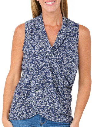 Thumbnail 1: Vince Camuto Women's Sleeveless Wrap Front Top 