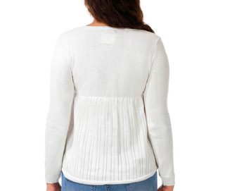 Thumbnail 3: Edge & Ivy Juniors' Long Sleeve Henley Babydoll Sweater 