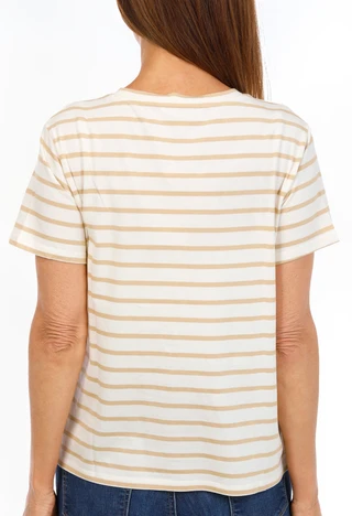 Thumbnail 2: Philosophy Women's Natural Shell Striped Tee 