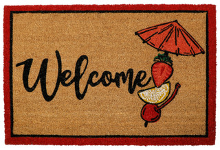 Thumbnail 1: Home Essentials Umbrella Welcome Outdoor Rug 