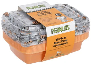 Thumbnail 1: Peanuts 20 PC Halloween Snoopy Meal Prep Containers 