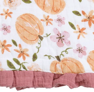 Thumbnail 2: Laura Ashley 2 Pk Harvest Happy Pumpkins Kitchen Towels 