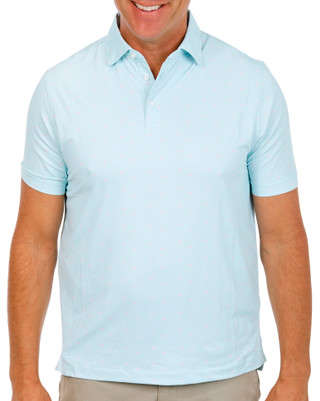 Thumbnail 1: Kenneth Cole Men's Short Sleeve Printed Waffle Jersey Polo 