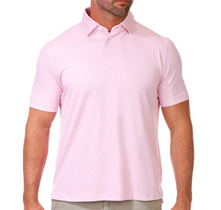 Thumbnail 1: Kenneth Cole Men's Short Sleeve Printed Performance Polo 