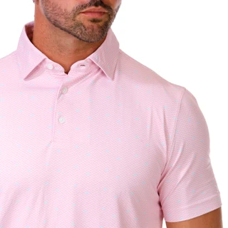 Thumbnail 2: Kenneth Cole Men's Short Sleeve Printed Performance Polo 