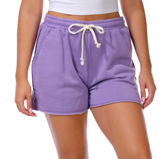 Thumbnail 1: HYFVE Juniors' Tie Front Sweat Shorts 