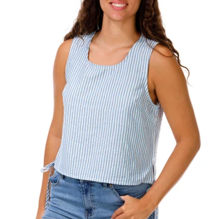 Thumbnail 1: Cisono Juniors' Sleeveless Side Tie Top 