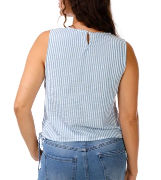 Thumbnail 2: Cisono Juniors' Sleeveless Side Tie Top 