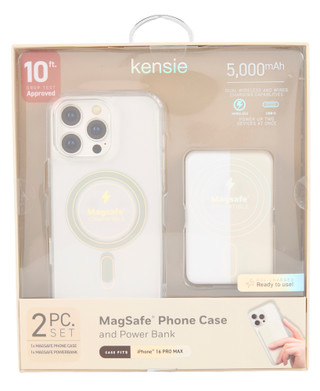 Thumbnail 1: Kensie MagSafe Phone Case and Power Bank Set 