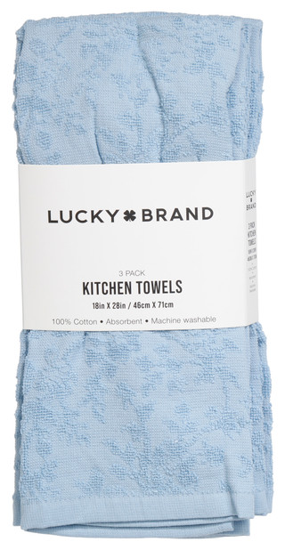 Thumbnail 1: Lucky Brand 3-Pack Cotton Kitchen Towels 