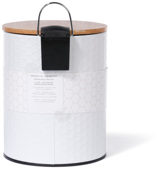 Thumbnail 3: Dream Home Soft Close 5-Liter Trash Bin with Bamboo Lid 