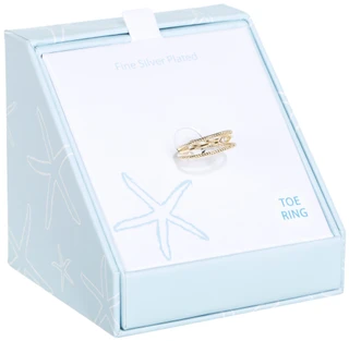 Thumbnail 1: ATHRA Triple Row Toe Ring 