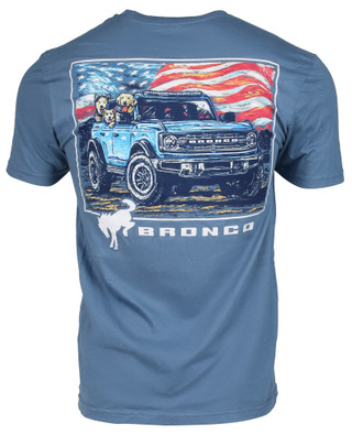 Thumbnail 3: Ford Men's Short Sleeve Bronco Graphic Tee 