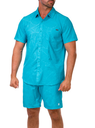 Thumbnail 1: Hurley Men's 2 Pc Palm Stencil Swim Shorts Set 