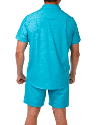 Thumbnail 5: Hurley Men's 2 Pc Palm Stencil Swim Shorts Set 