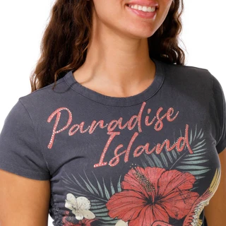 Thumbnail 4: COASTAL DREAMER Juniors' Short Sleeve Side Ruched Graphic Tee 