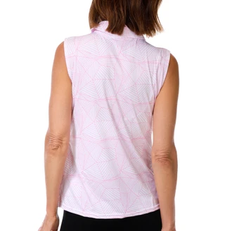 Thumbnail 2: Kolven Women's Sleeveless Printed Golf Polo 