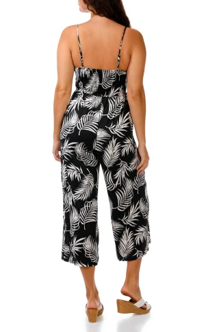 Thumbnail 3: INSPIRED HEARTS Juniors' Tie Front Jumpsuit 