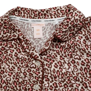 Thumbnail 2: Catherine Malandrino Girls' Button Front Pajama Set 