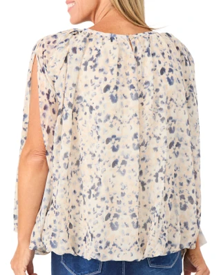 Thumbnail 2: KAY UNGER Women's Bubble Hem Woven Top 