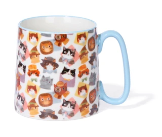 Thumbnail 1: 10 Strawberry Street Cat Mug 