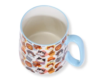 Thumbnail 2: 10 Strawberry Street Cat Mug 