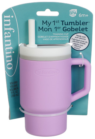 Thumbnail 1: Infantino Baby Soft Silicone 9 Oz. Tumbler 