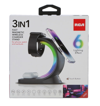 Thumbnail 1: RCA 3-in-1 Wireless Charging Station 