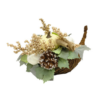 Thumbnail 1: Autumn Gatherings Pumpkin in Cornucopia 