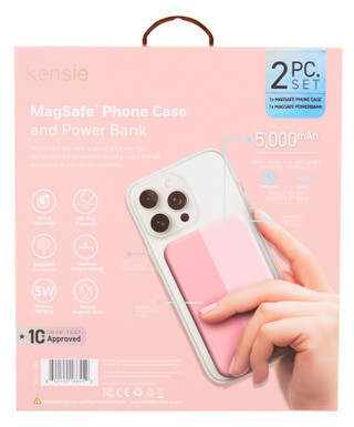 Thumbnail 2: Kensie MagSafe Phone Case & Power Bank Set for iPhone 15 Pro Max 