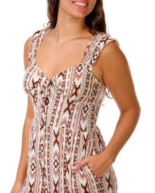 Thumbnail 2: Derek Heart Juniors' Sleeveless Wide Leg Jumpsuit 