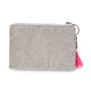 Thumbnail 2: SOL AND MER Beaded Flamingo Coin Purse 