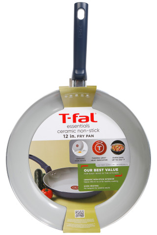 Thumbnail 2: T-fal 12-Inch Ceramic Fry Pan 