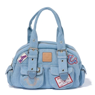 Thumbnail 1: True Religion Patch Denim Satchel 