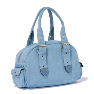 Thumbnail 3: True Religion Patch Denim Satchel 