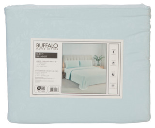 Thumbnail 2: Buffalo 4-Piece Embossed Sheet Set 