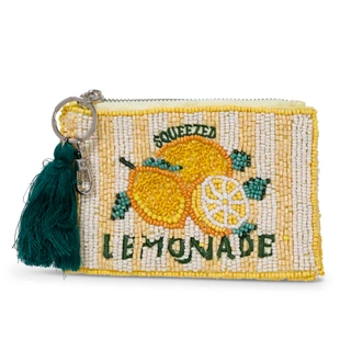Thumbnail 1: SOL AND MER Beaded Squeezed Lemonade Coin Purse 