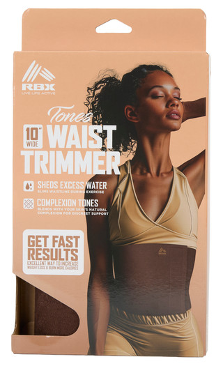 Thumbnail 1: RBX 10-Inch Waist Trimmer Belt with Back Support 