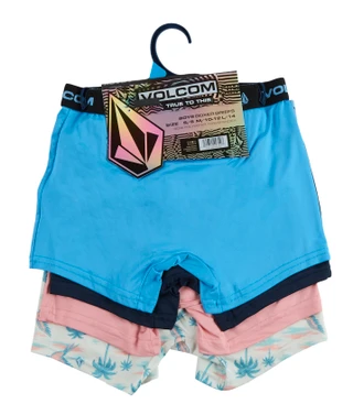 Thumbnail 2: VOLCOM Boys' 4-Pack Performance Boxer Briefs 
