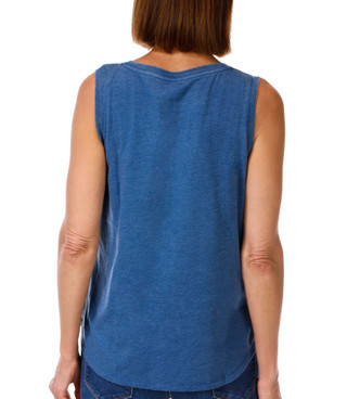 Thumbnail 2: REEL LEGENDS Women's Sleeveless Graphic Tank 